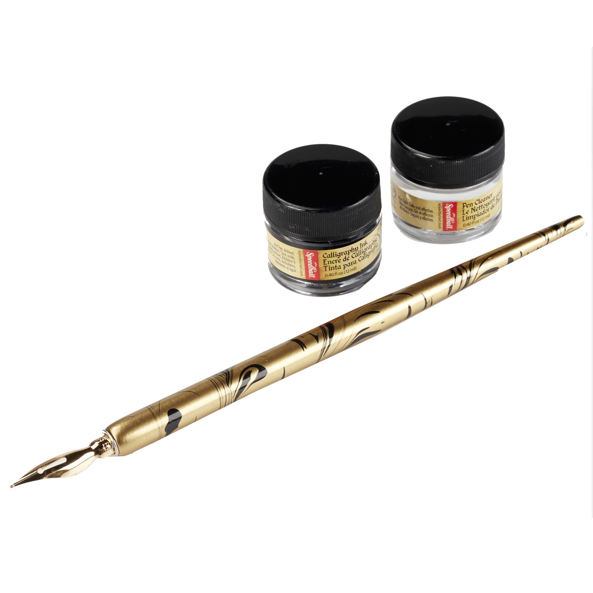 6 Pack: Speedball® Signature Series™ Calligraphy Pen & Ink Set